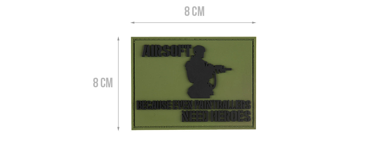 G-FORCE EVEN PAINTBALLERS NEED HEROES (OD GREEN)