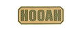 G-FORCE HOOAH PVC MORALE PATCH (OD GREEN)