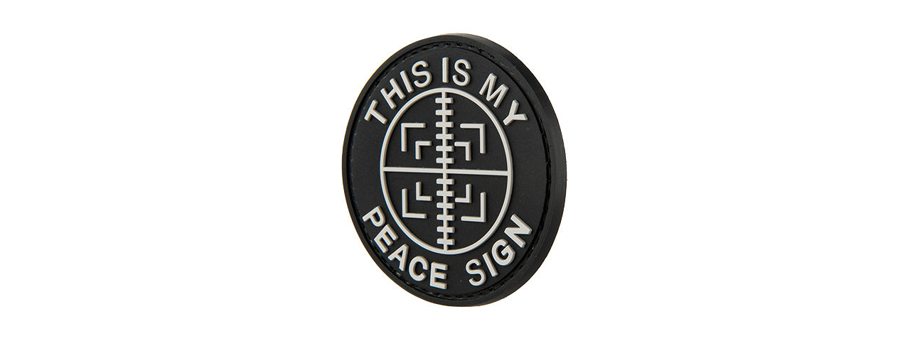 G-FORCE THIS IS MY PEACE SIGN PVC PATCH