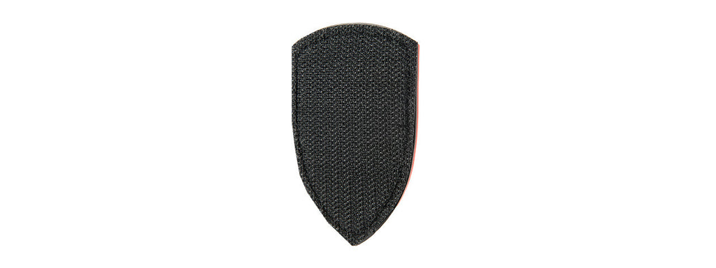 G-FORCE RED WOLF SHIELD PVC MORALE PATCH (BLACK / RED)