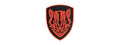 G-FORCE RED WOLF SHIELD PVC MORALE PATCH (BLACK / RED)