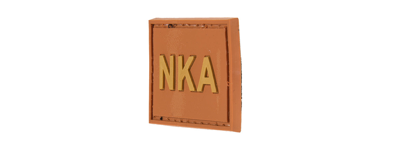 G-FORCE NKA NO KNOWN ALLERGIES PVC MORALE PATCH (ORANGE)