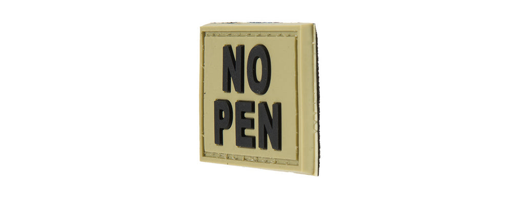 G-FORCE NO PEN PVC MORALE PATCH (OD GREEN)