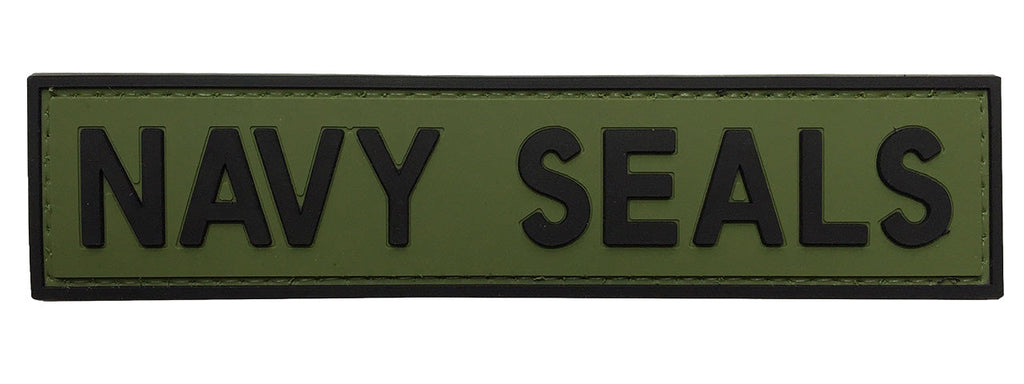 G-Force Navy Seals PVC Morale Patch (OD/BLACK)