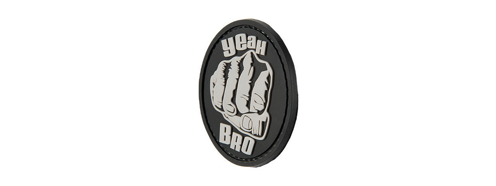 G-FORCE YEAH BRO PVC MORALE PATCH (BLACK)