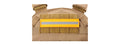 Orange Background Long Reflective Morale Patch