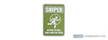 "No Need to Run. You'll Only Die Tired" PVC Patch (Color: OD Green)