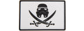 Star Wars Stormtrooper with Swords PVC Patch (Color: White)