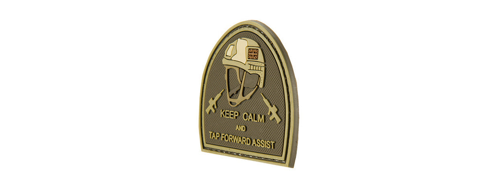 G-FORCE KEEP CALM AND TAP FORWARD ASSIST PVC MORALE PATCH