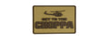 G-FORCE GET TO THE CHOPPA PATCH PVC MORALE PATCH (TAN)