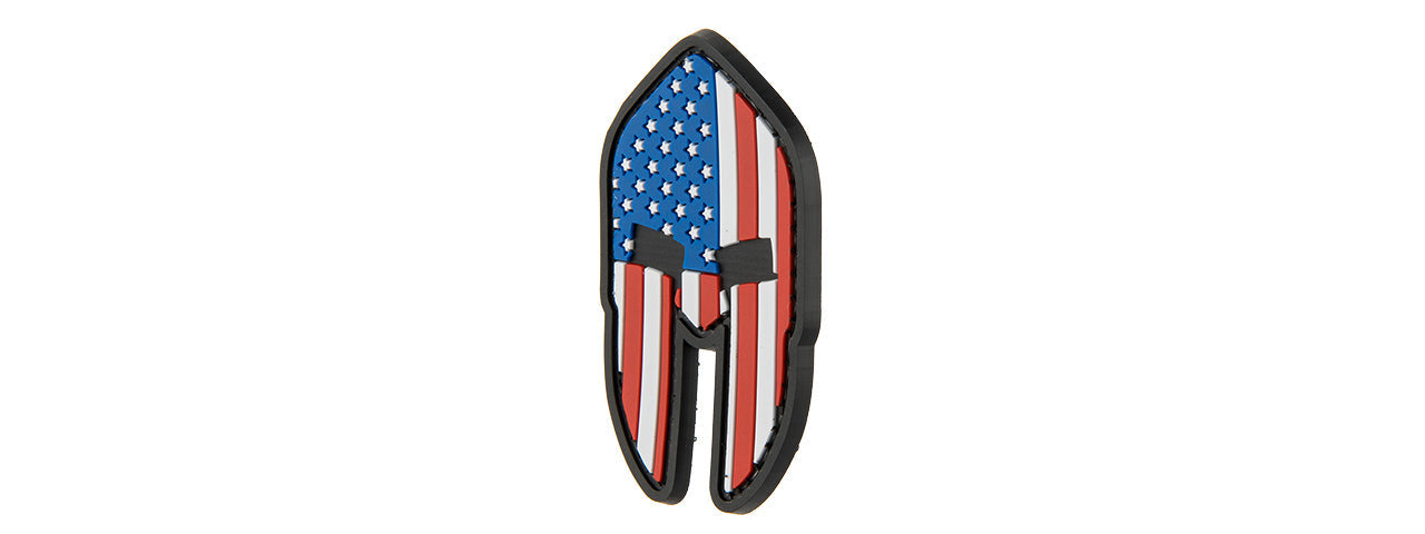 G-FORCE AMERICAN SPARTAN PVC PATCH (RED/WHITE/BLUE)