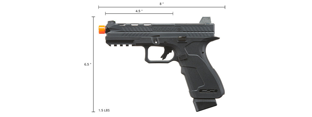 Poseidon CSI Orion Close Combat Tactical GBB Pistol - (Black)
