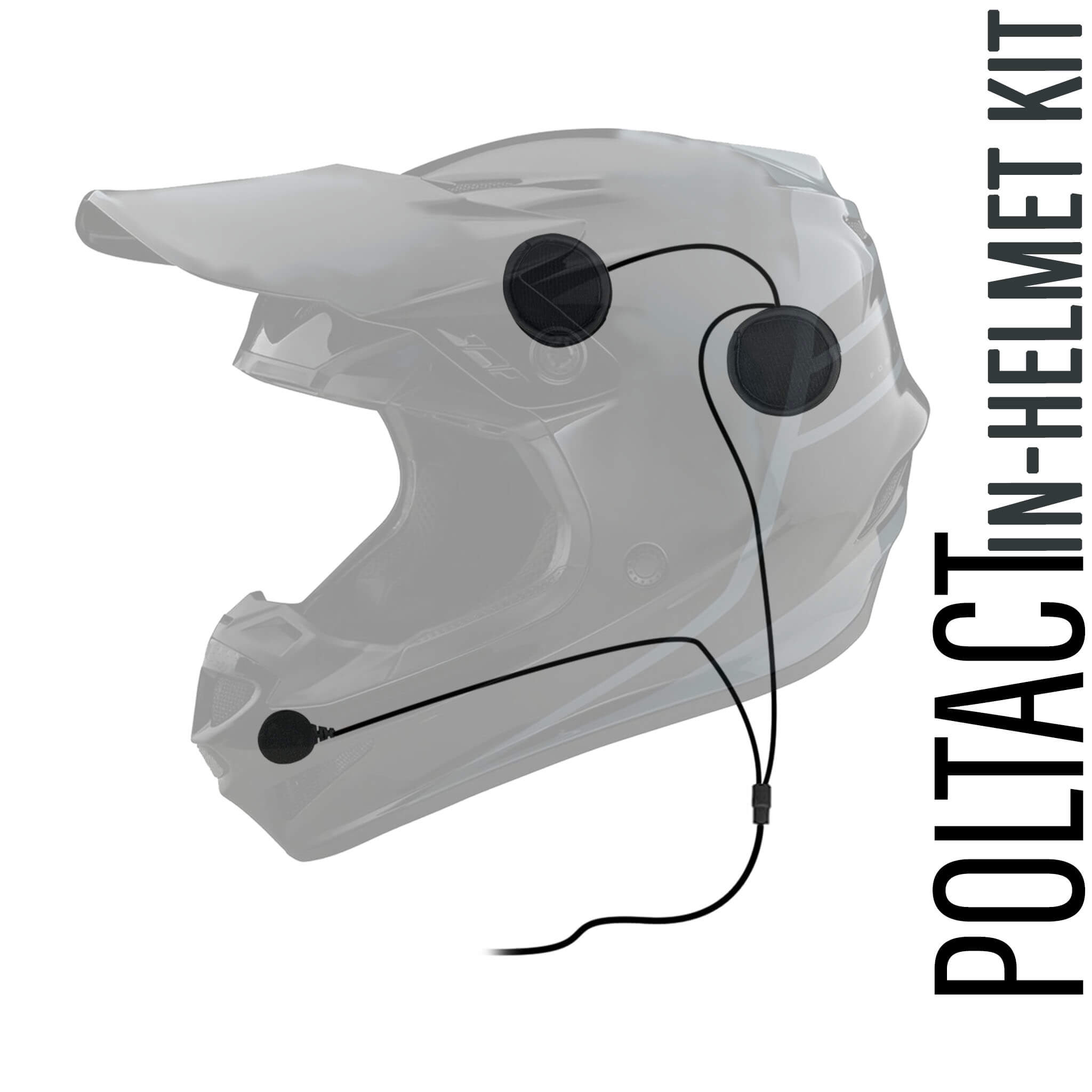 Competition/Race In-Helmet & Push To Talk Kit - 2 Pin Kenwood, Baofeng, BTECH, Rugged Radios, Diga-Talk, TYT, AnyTone, Alinco, Relm/BK Radio, Quansheng, Wouxon, Retevis, Rocky Talkie Mountain Radio