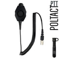 Tactical Radio Amplified PTT for Headset w/ Quick Disconnect(Hirose): NATO/Military Wiring, Gentex, Ops-Core, OTTO, 3M Peltor ComTac, XPI, MSA, Helicopter, & More - Harris/Tait TP3000/7110/7100/8000/9000 Series