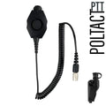 Tactical Radio Adapter/PTT for Headset w/ Quick Disconnect(Hirose): US/Civilian/"Peltor" Wiring, Select ComTac III, XPI Models & Select Helicopter Headsets - EF Johnson VP5000 VP6000 VP8000 Series