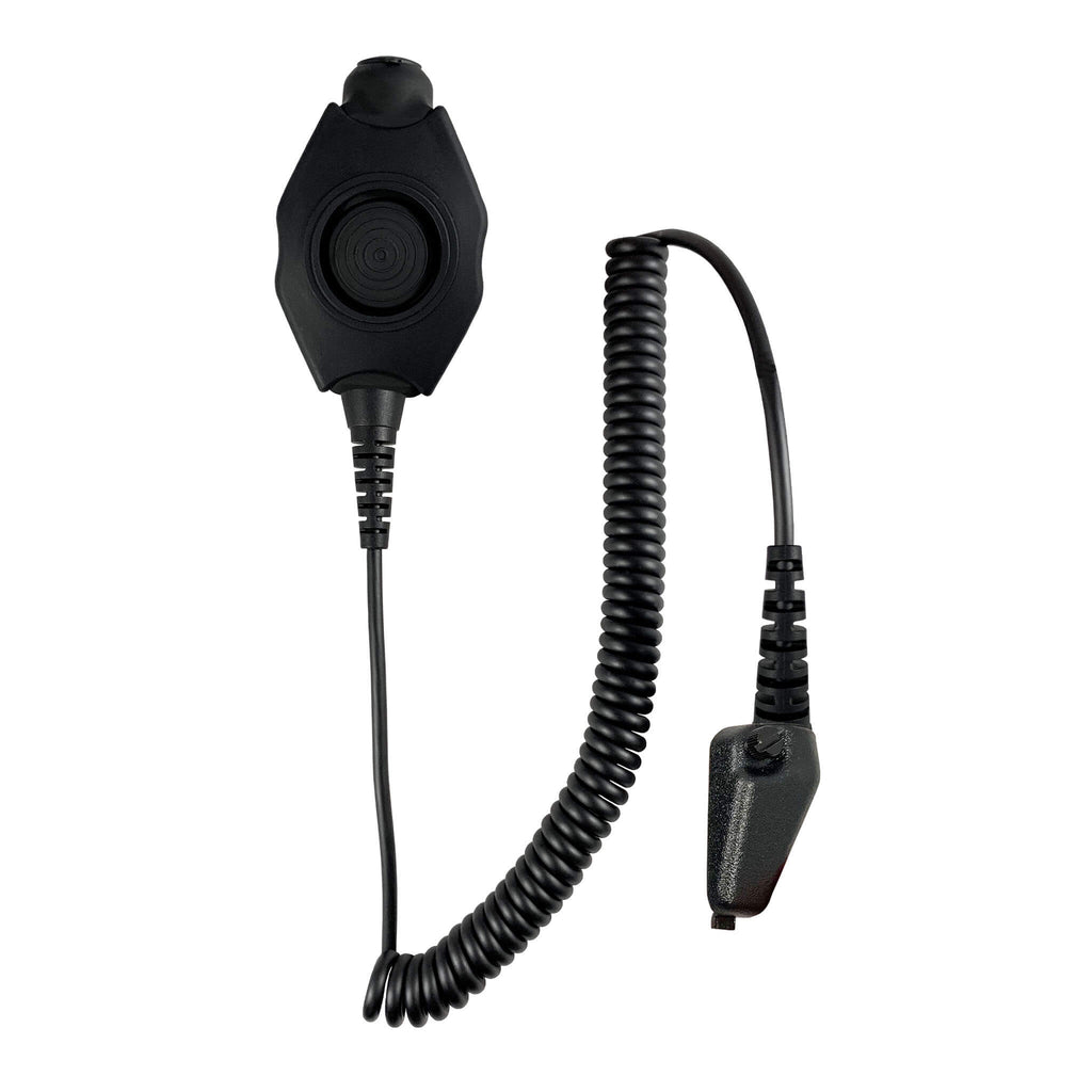 PolTact V2 Tactical Comms Helmet Headset w/ Active Hearing Protection - All Kenwood Multi-Pin TK & NX Series
