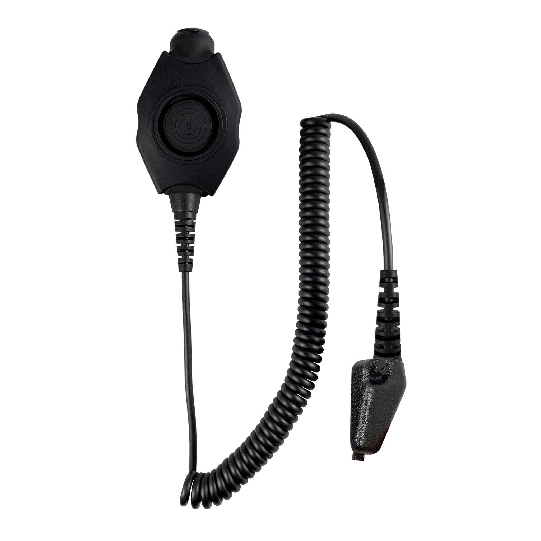 Tactical Radio Adapter/PTT for Headset: US/Civilian/"Peltor" Wiring, Select ComTac III, XPI Models & Select Helicopter Headsets - EF Johnson VP5000 VP6000 VP8000 Series