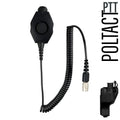 Tactical Radio Amplified PTT for Headset w/ Quick Disconnect(Hirose): NATO/Military Wiring, Gentex, Ops-Core, OTTO, 3M Peltor ComTac, XPI, MSA, Helicopter, & More - EF Johnson: 51, 5000, 5100, 7700, 8100 Series, Ascend, Kenwood VP400/600/900