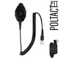 Tactical Radio Amplified PTT for Headset w/ Quick Disconnect(Hirose): NATO/Military Wiring, Gentex, Ops-Core, OTTO, 3M Peltor ComTac, XPI, MSA, Helicopter, & More - Harris, M/A-Com: All P5300 P5400 P5500 P7300 Series, XG-15/25/75, XL-45, XL-95 & More