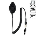 Tactical Radio Amplified PTT for Headset w/ Quick Disconnect(Hirose): NATO/Military Wiring, Gentex, Ops-Core, OTTO, 3M Peltor ComTac, XPI, MSA, Helicopter, & More - Vertex: VXD-970, VX-820, VX-870, VX-920, VX-940, VX-970 Series, & P25 Radios