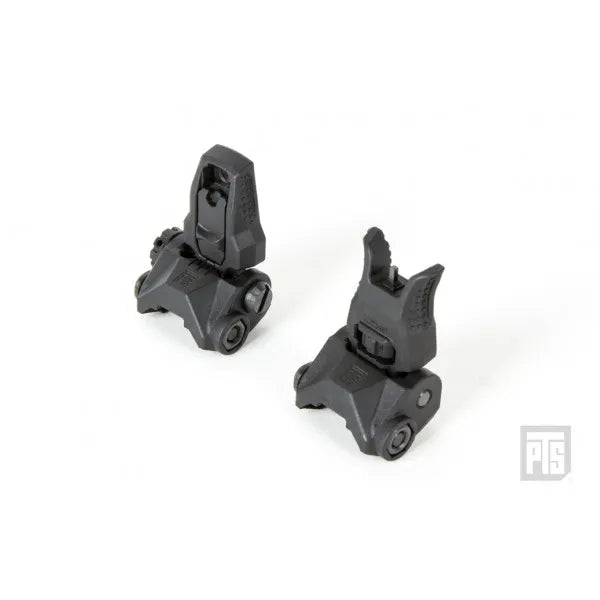 PTS ENHANCED POLYMER BACK-UP AIRSOFT IRON SIGHTS (EPBUIS) - BLACK