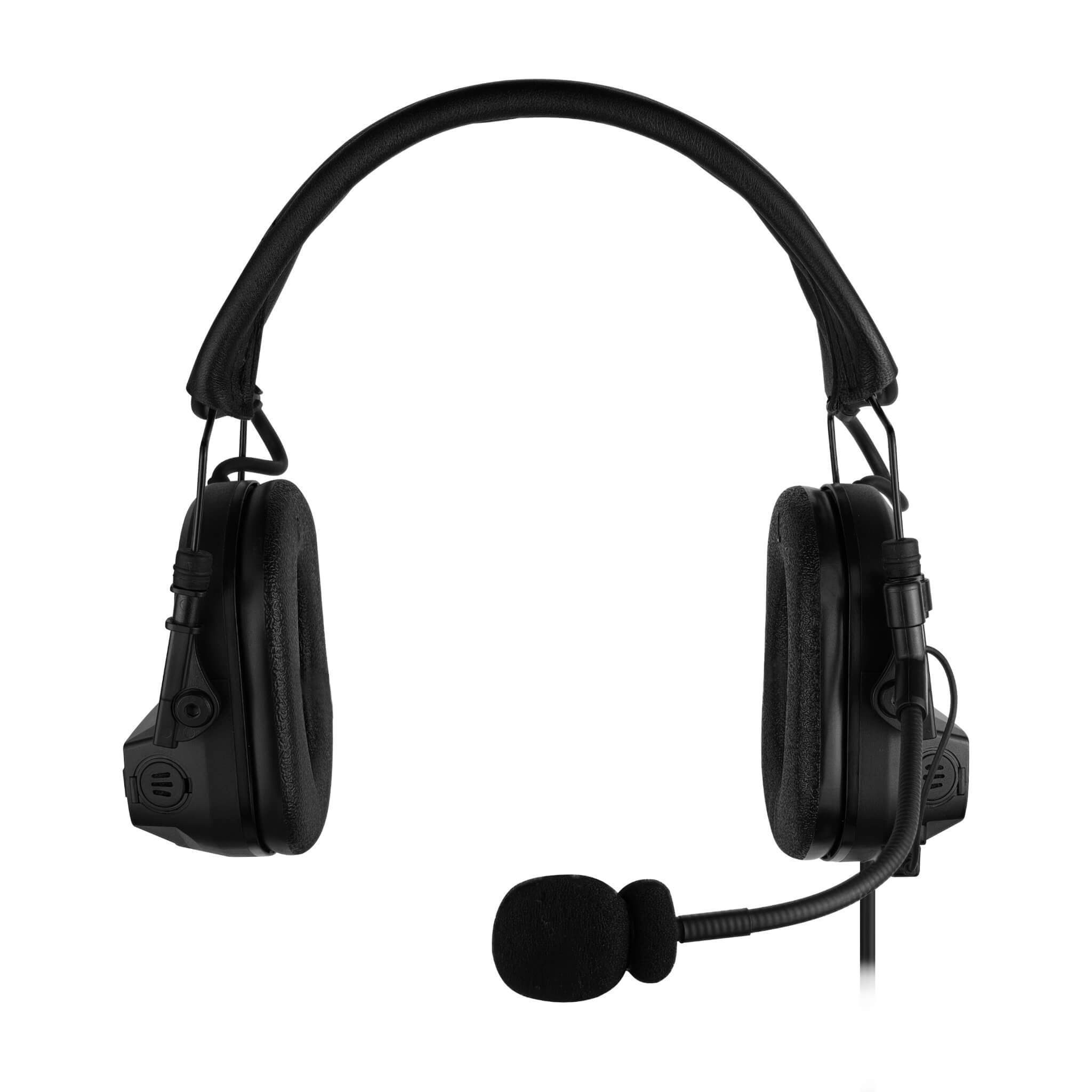 PolTact V1 Tactical Comms Headset w/ Active Hearing Protection - Motorola: APX (Apex) Series, XPR Series, SRX2200, & More
