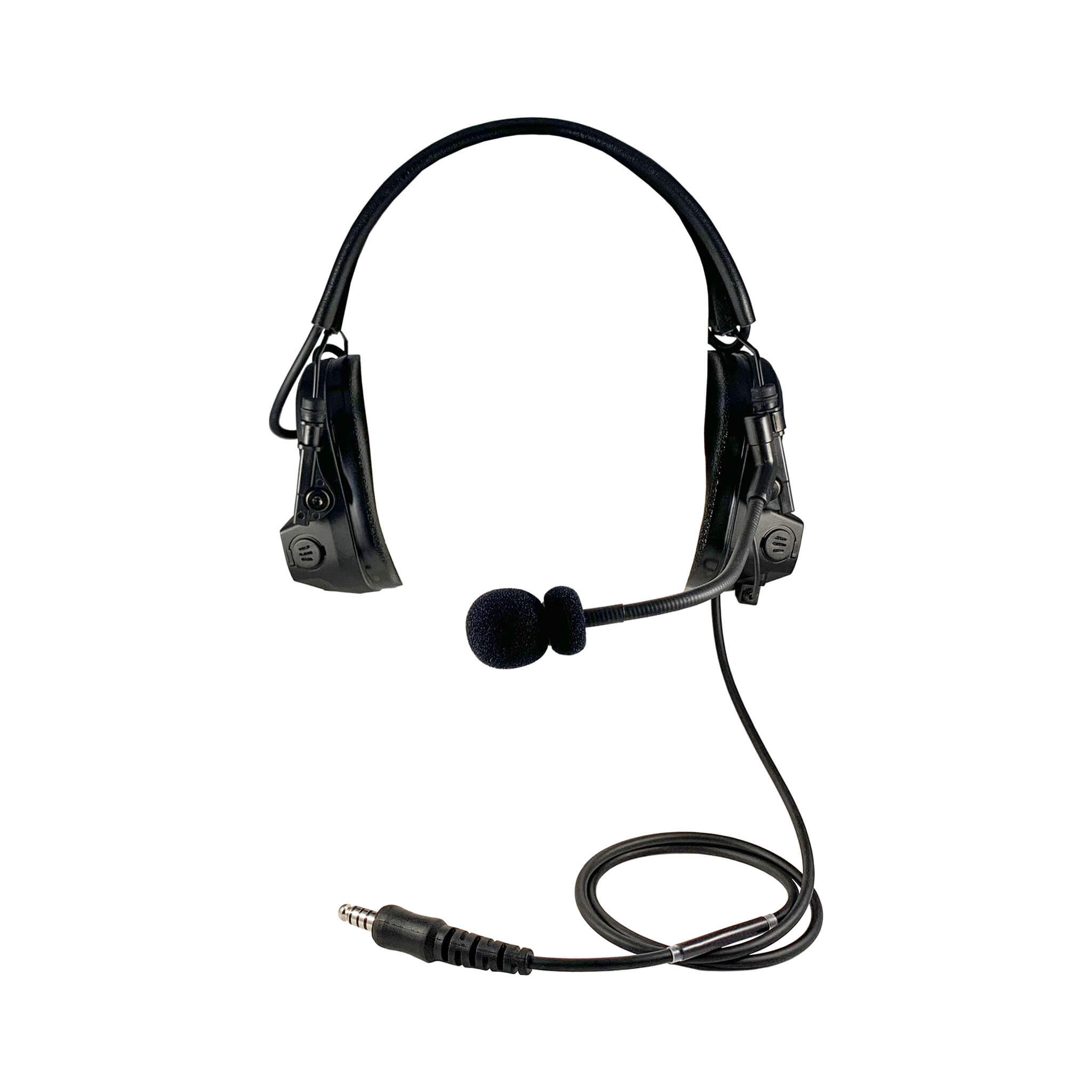 PolTact V1 Tactical Comms Headset w/ Active Hearing Protection - BaoFeng: UV9G, UV9R, UV9R Plus, UV9R Pro, BF-A58, BF-558, BF-N9, UV-XR, GT-3WP, BF-9700, UV-5S, BF-R760, UV-82WP