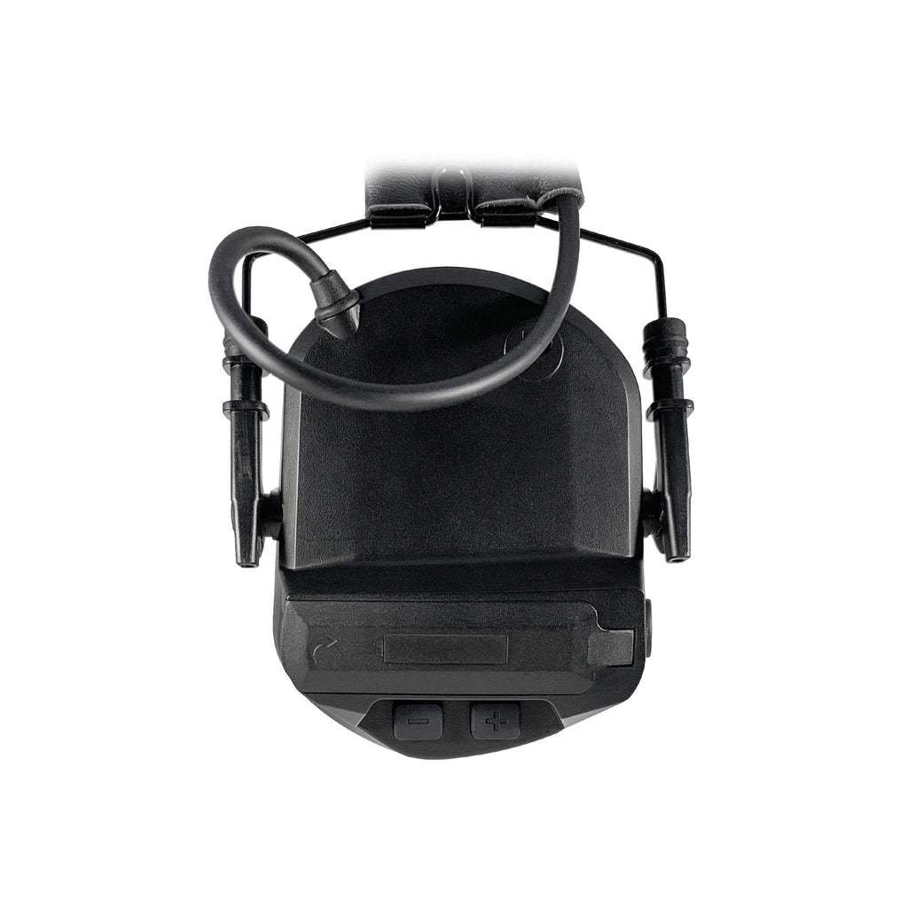Tactical Radio Headset(Behind-The-Neck) w/ Active Hearing Protection - Neckband Headset Only - Compatible w/ Peltor, TCI, TEA