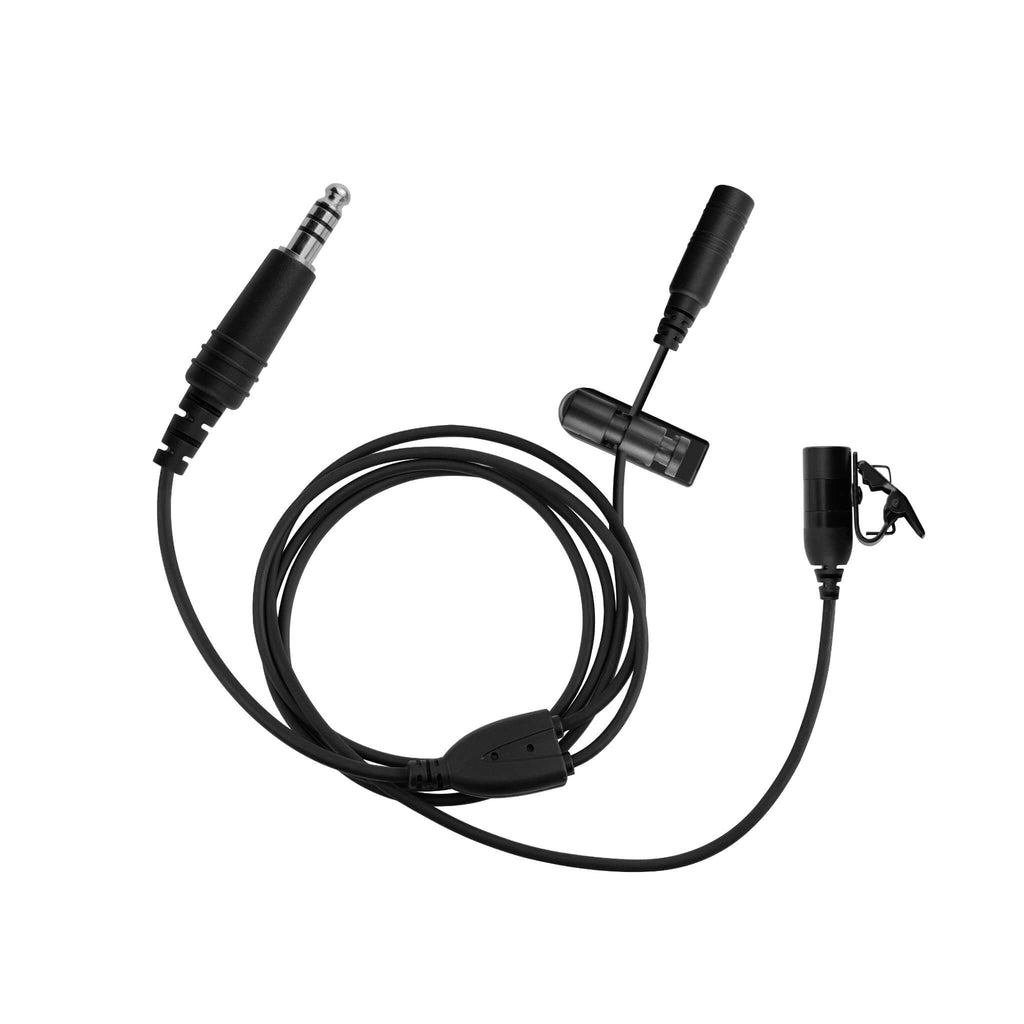 Tactical Mic / 3.5mm Female Audio Jack / TP-120/U174 Connector Kit - NATO Wired, No PTT Adapter