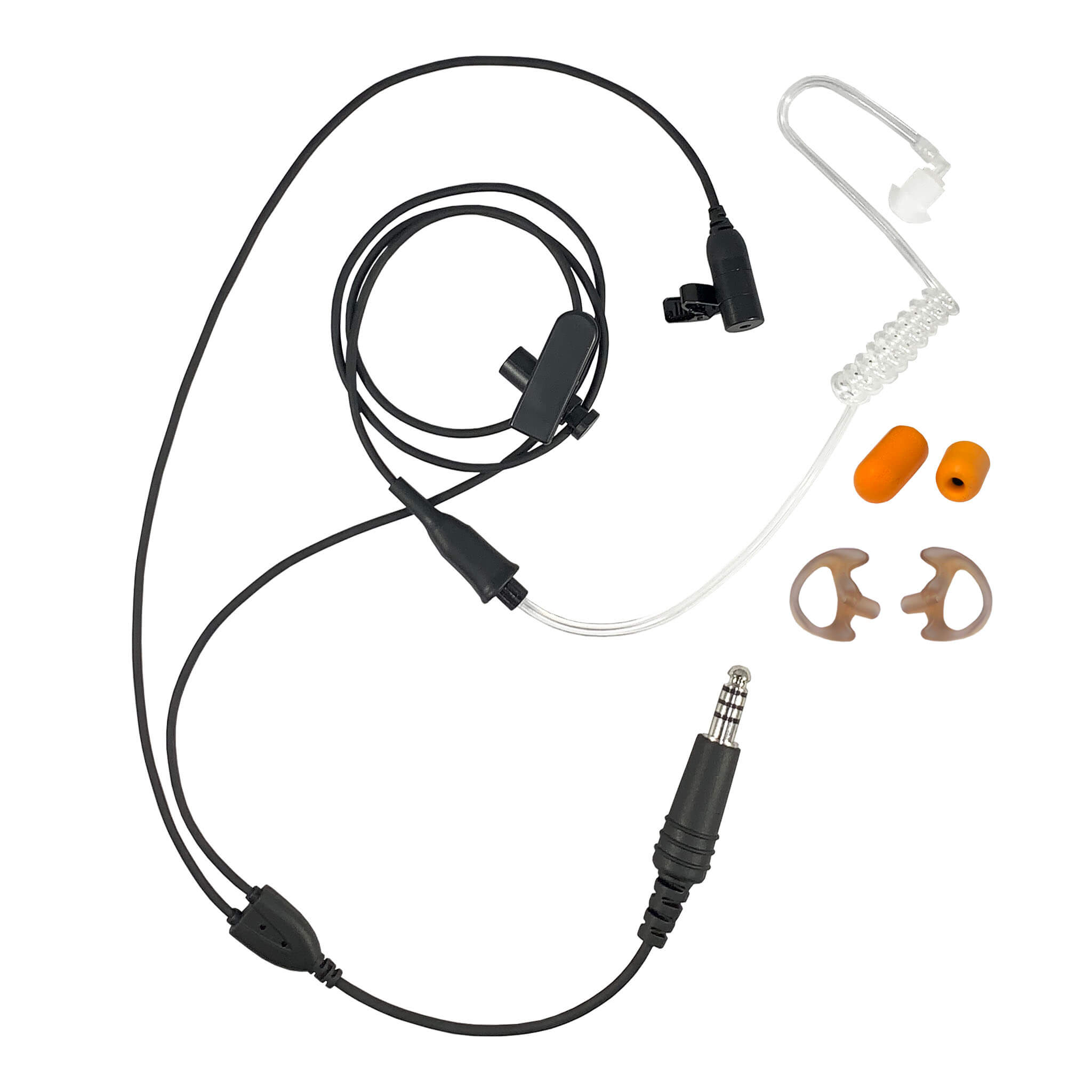 Tactical Mic / Earpiece / Tactical PTT Adapter Kit - Harris: XL-150/P, XG-100/P, XL-185/P/Pi, XL-200/P/Pi, XL-400