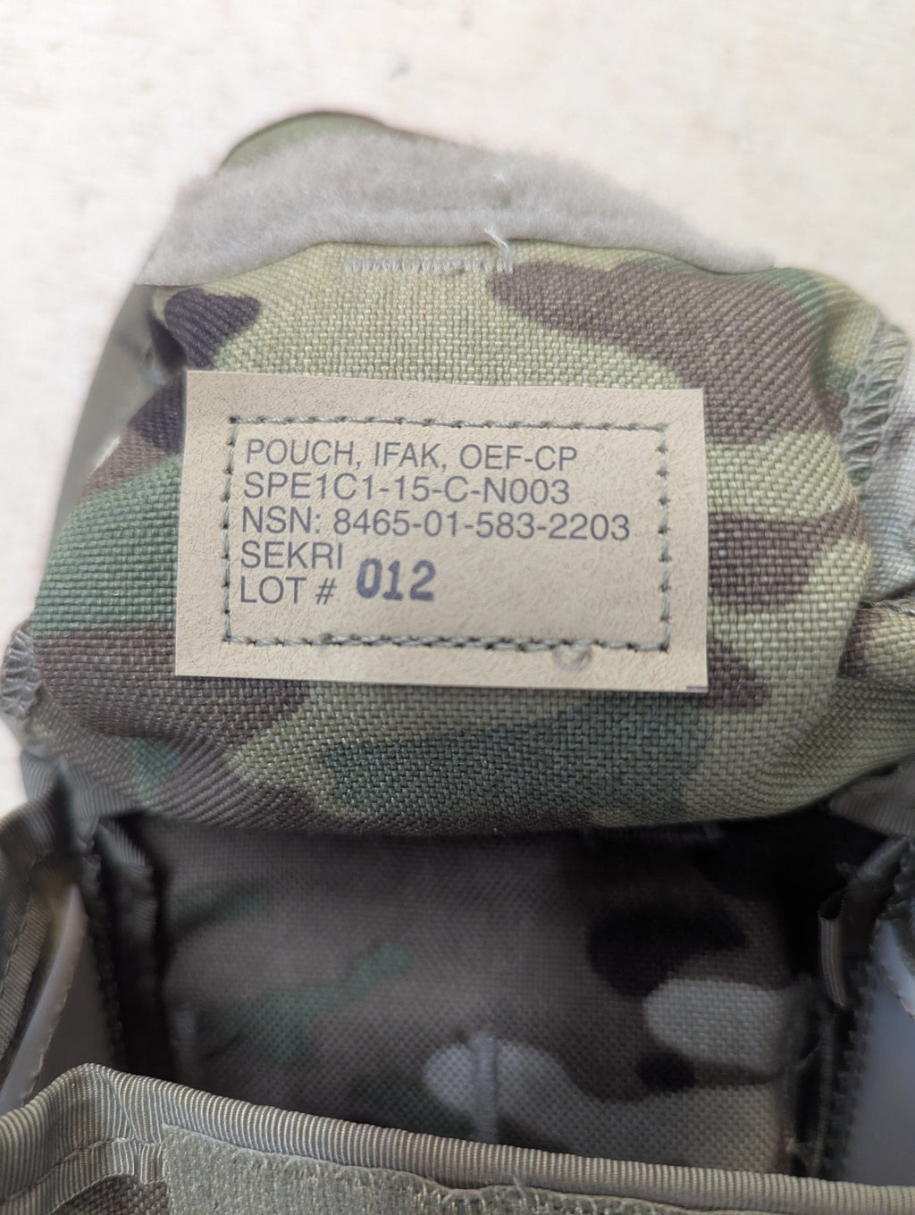 Individual First Aid Kit Pouch w/ Insert - OCP/OEF/Multicam