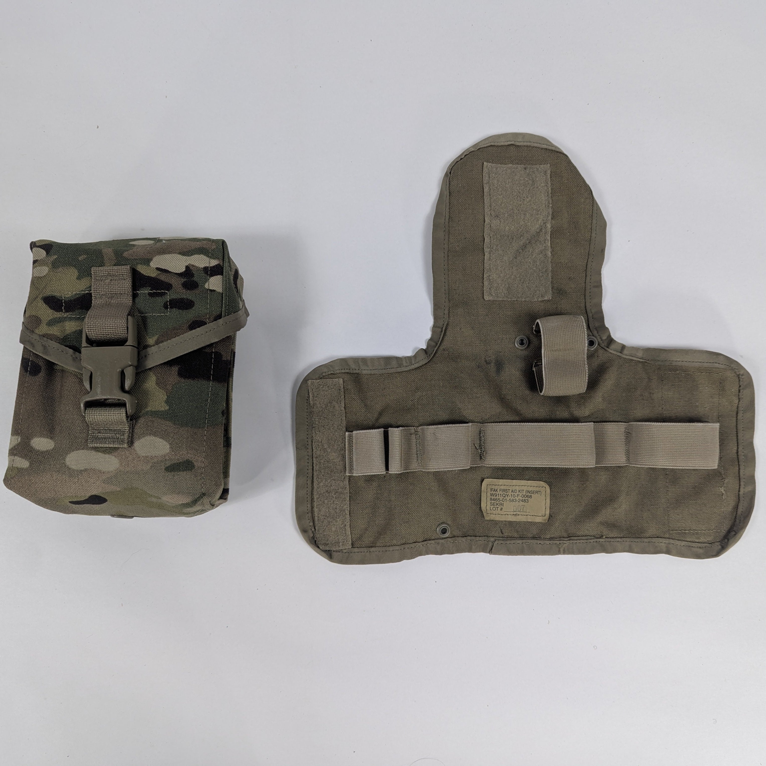 Individual First Aid Kit Pouch w/ Insert - OCP/OEF/Multicam
