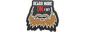 Beard Mode On/Off PVC Patch (Color: Black)