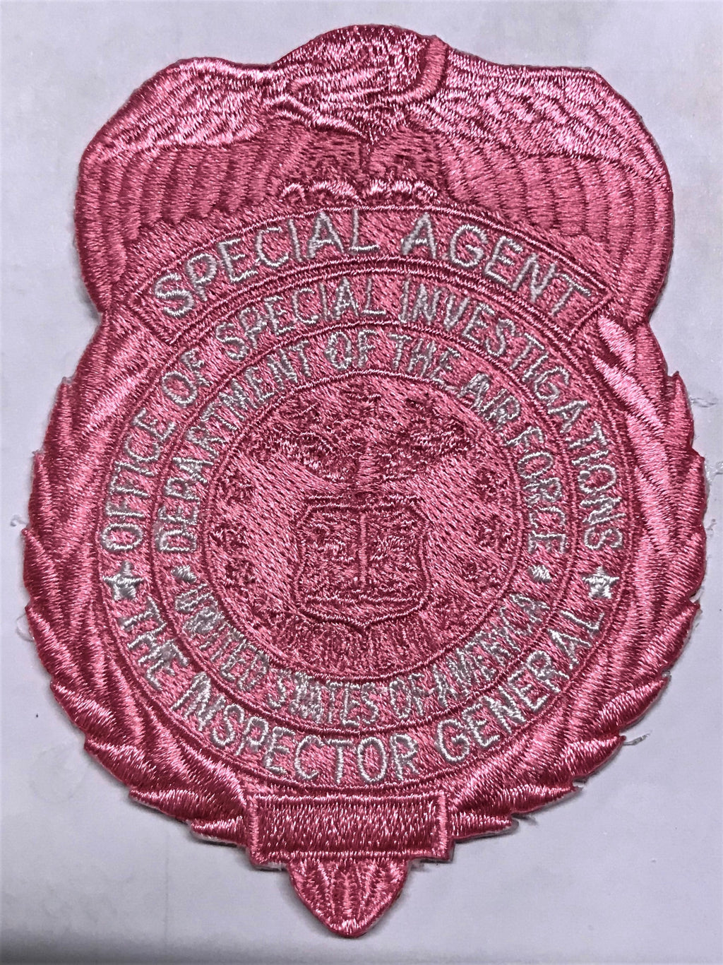 Pink OSI Badge Patch (Velcro Backed)