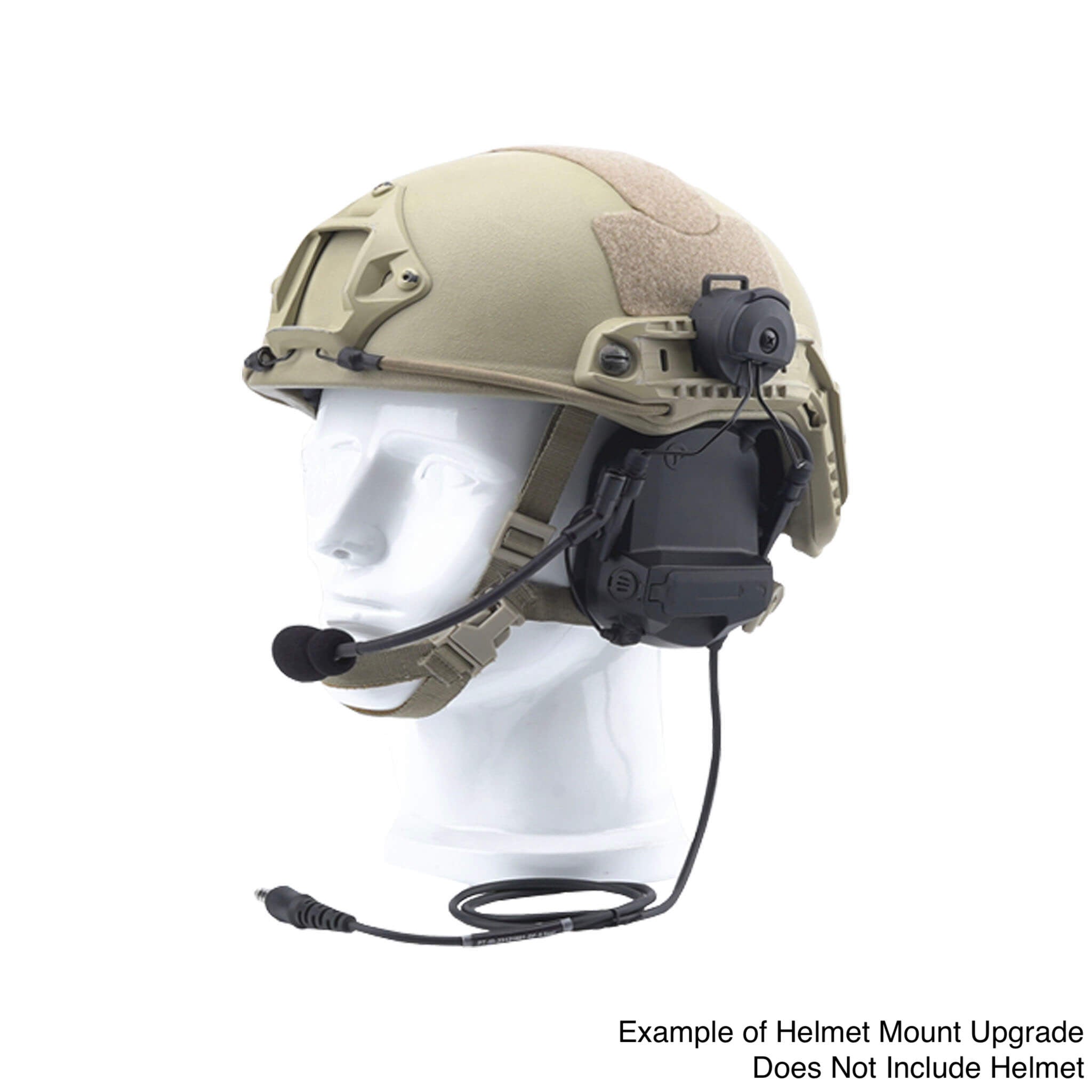 PolTact V1 Tactical Comms Headset w/ Active Hearing Protection & Quick Disconnect (Hirose) Adapter - Sepura Tetra STP8000, STP9000, SBP/SCP/SEP8000, SC20, SC21 & more