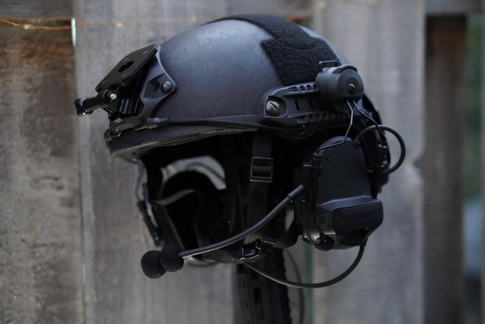 PolTact V1 Tactical Comms Headset w/ Active Hearing Protection & Quick Disconnect (Hirose) Adapter - Motorola: HT750/1250/1550, MTX850/950/960/8250/9250, PR860 & More