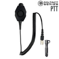 Tactical Radio Amplified PTT for Headset w/ Quick Disconnect(Hirose): NATO/Military Wiring, Gentex, Ops-Core, OTTO, 3M Peltor ComTac, XPI, MSA, Helicopter, & More - Hytera PD-6xx, HP6 & HP7 Series, X1e, X1p, Z1p & More