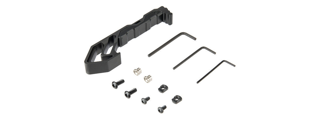 RANGER ARMORY SKELENTONIZED FOREGRIP FOR KEYMOD / M-LOK RAILS (BLACK)