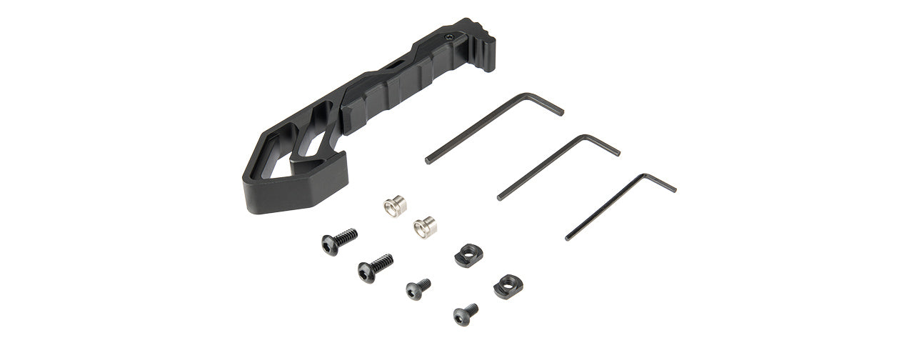 RANGER ARMORY SKELENTONIZED FOREGRIP FOR KEYMOD / M-LOK RAILS (BLACK)