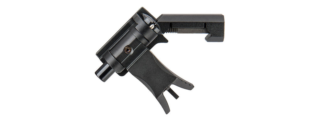 RANGER ARMORY FULL METAL YHM CANTED FLIP UP FRONT SIGHT (BLACK)