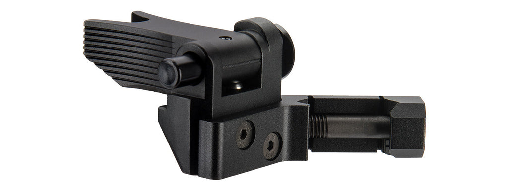 RANGER ARMORY FULL METAL YHM CANTED FLIP UP FRONT SIGHT (BLACK)