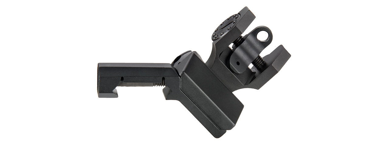 RANGER ARMORY FULL METAL YHM CANTED FLIP UP REAR SIGHT (BLACK)