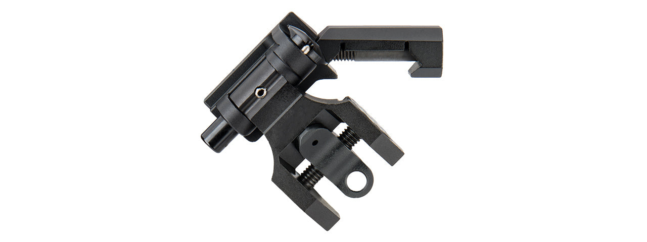 RANGER ARMORY FULL METAL YHM CANTED FLIP UP REAR SIGHT (BLACK)