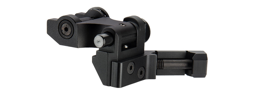 RANGER ARMORY FULL METAL YHM CANTED FLIP UP REAR SIGHT (BLACK)