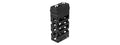 RANGER ARMORY SKELETONIZED KEYMOD SHORT VERTICAL FORWARD GRIP - STRAIGHT CUT (BLACK)