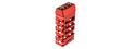 RANGER ARMORY SKELONTONIZED LIGHTWEIGHT KEYMOD STRAIGHT CUT GRIP (RED)