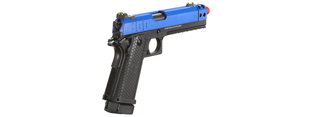 Raven Hi-Capa HEX-Comp Dual Tone Pistol - (Black/Blue)