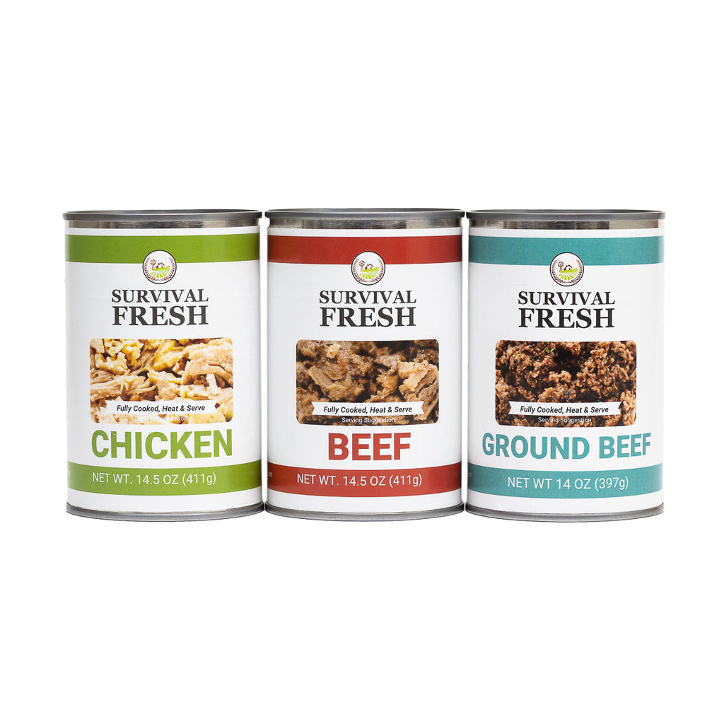 3 Protein Mixed Canned Meat