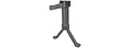 SG-01D-B TACTICAL BIPOD GRIP WITH SINGLE RAIL GRIP POD SYSTEM (BLACK)