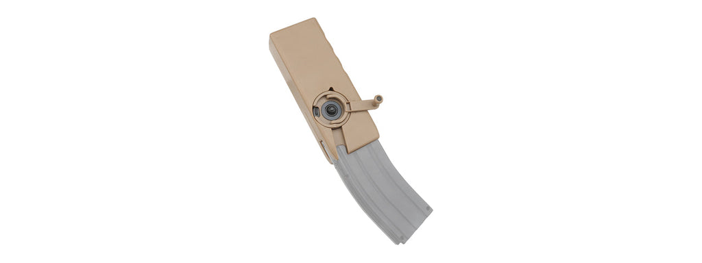 1000 Round Silent Side Winding Speedloader (Color: Tan)